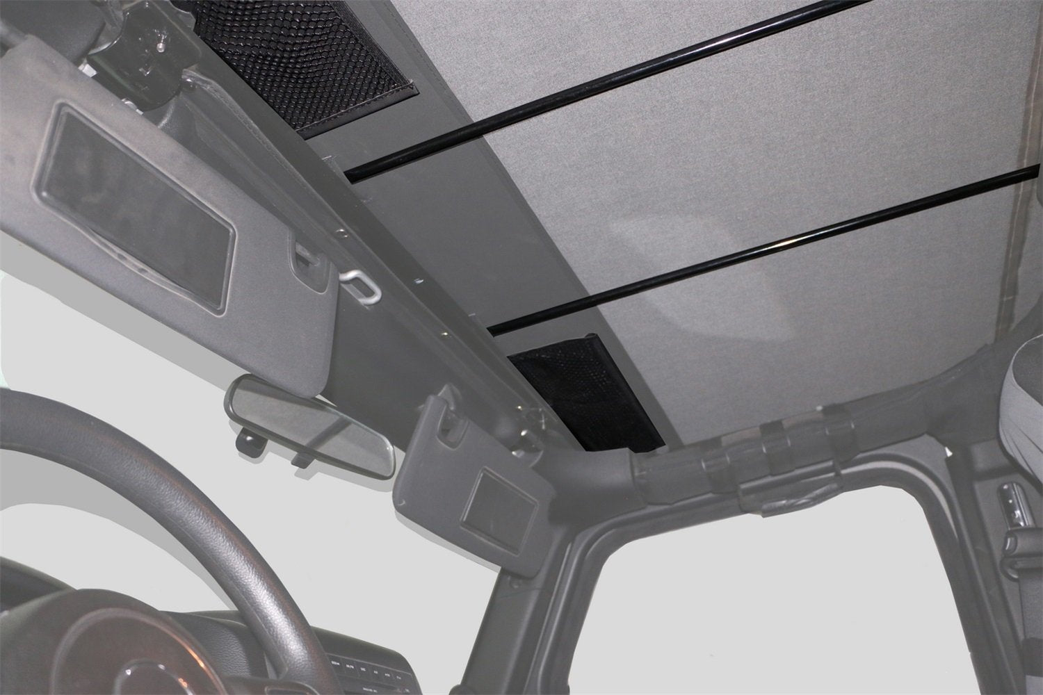 Frameless Trail Top RAMPAGE PRODUCTS for 2004-2006 Jeep Wrangler LJ, Black Diamond