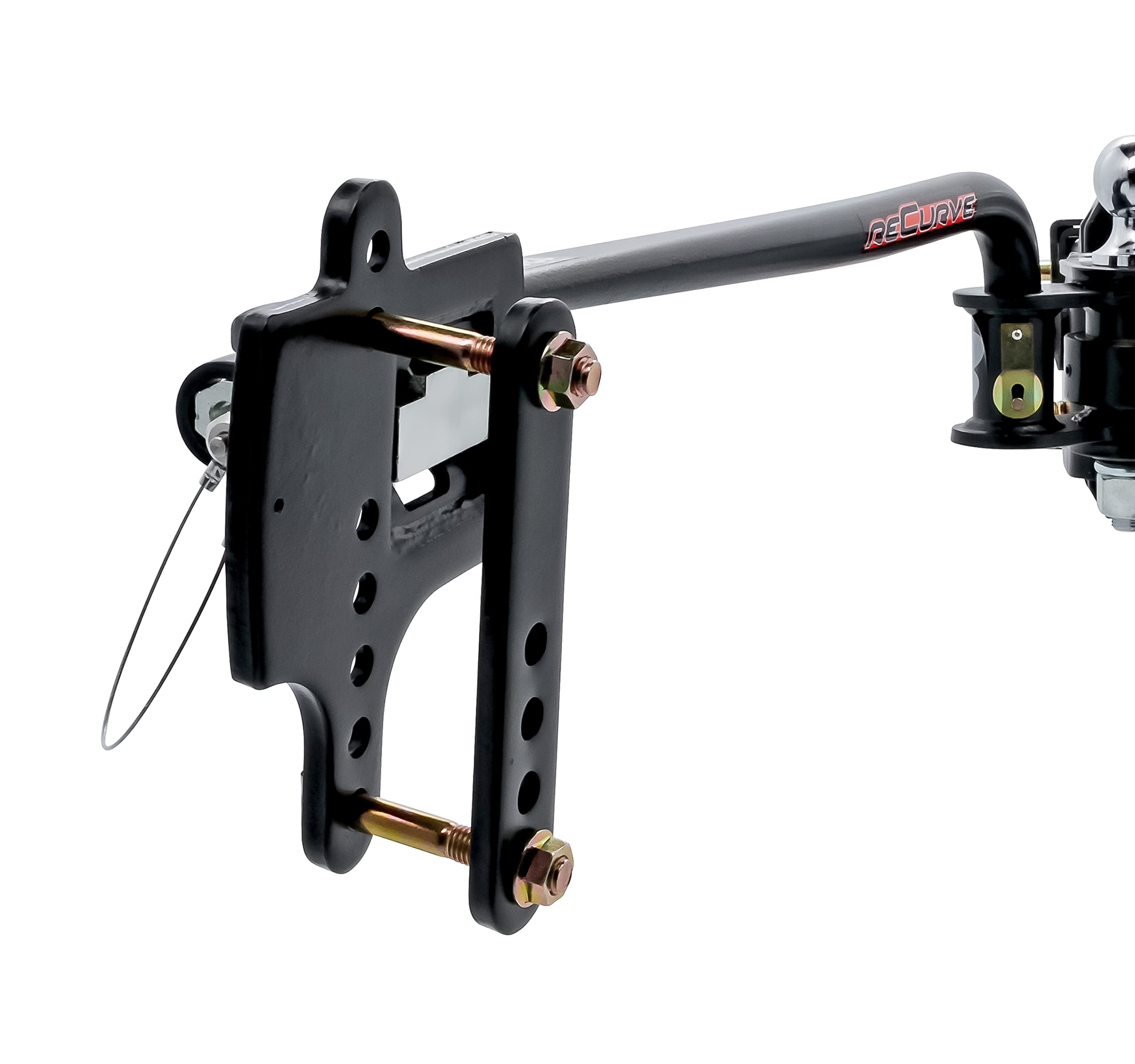 Eaz-Lift Camco ReCurve R3 400lb Camper/RV Weight Distribution Hitch | Features Adjustable Sway Control & Includes 2-5/16" Hitch Ball w/15,000lb Max Rating | 600lb Max Tongue Weight Rating (48750)