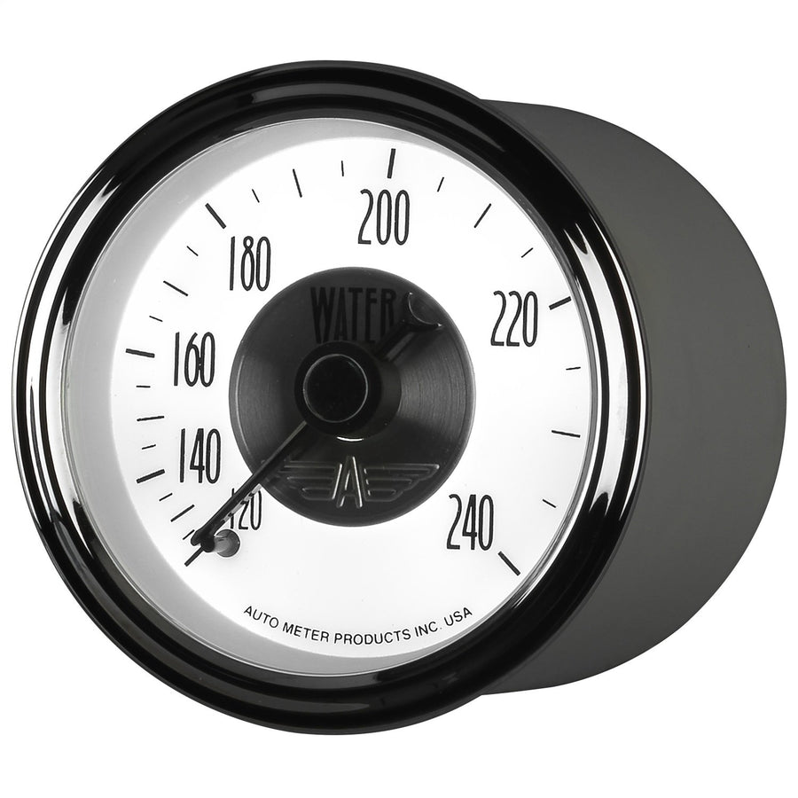 Auto Meter Prestige Pearl 2031 2-1/16" Mechanical Water Temperature Gauge (120-240 Degree F, 52.4mm)