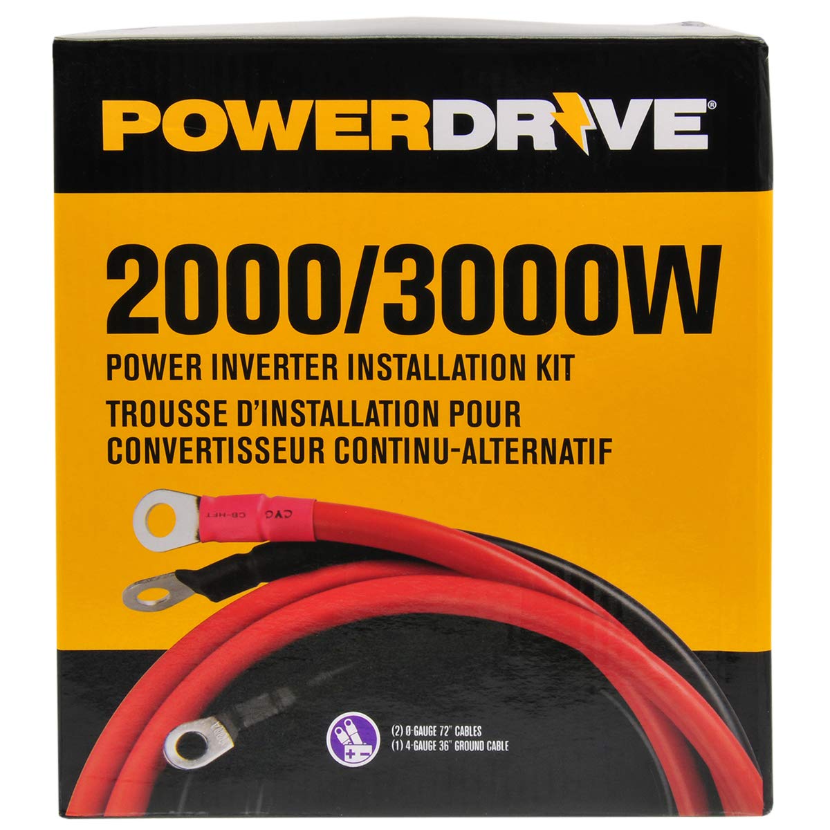 Installation Kit PowerDrive for 2000-3000 Watt Power Inverter