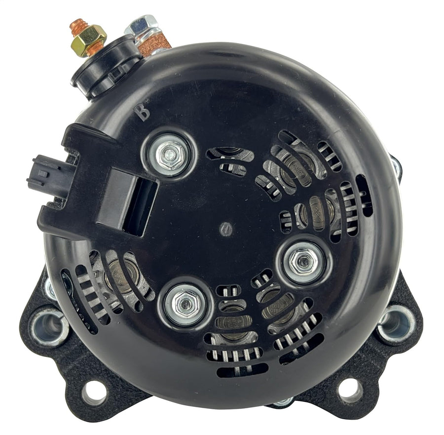 Alt Powermaster/Jeep Black Wrinkle 245A 6 Grv Decoupler Pulley