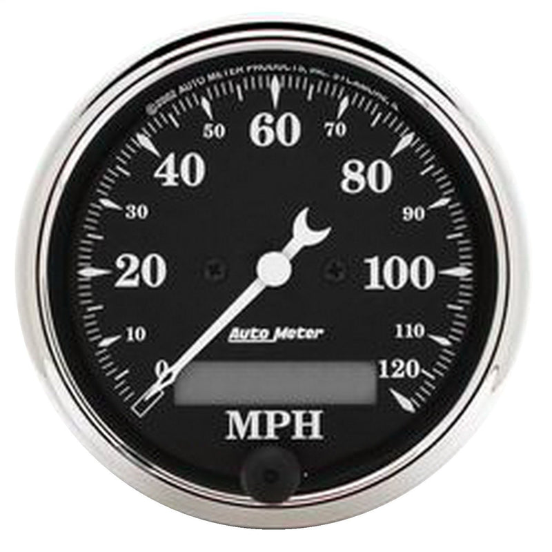 Auto Meter Old TYME 1787 Black Electric Programmable Speedometer