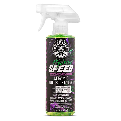 HydroSpeed Chemical Guys Ceramic Quick Detailer Spray - SiO2 Shine Car Detailer Spray for Cars, Trucks, SUVs, Motorcycles and RVs, Boosts Gloss, Hydrophobic Protection and Slickness, 16 oz
