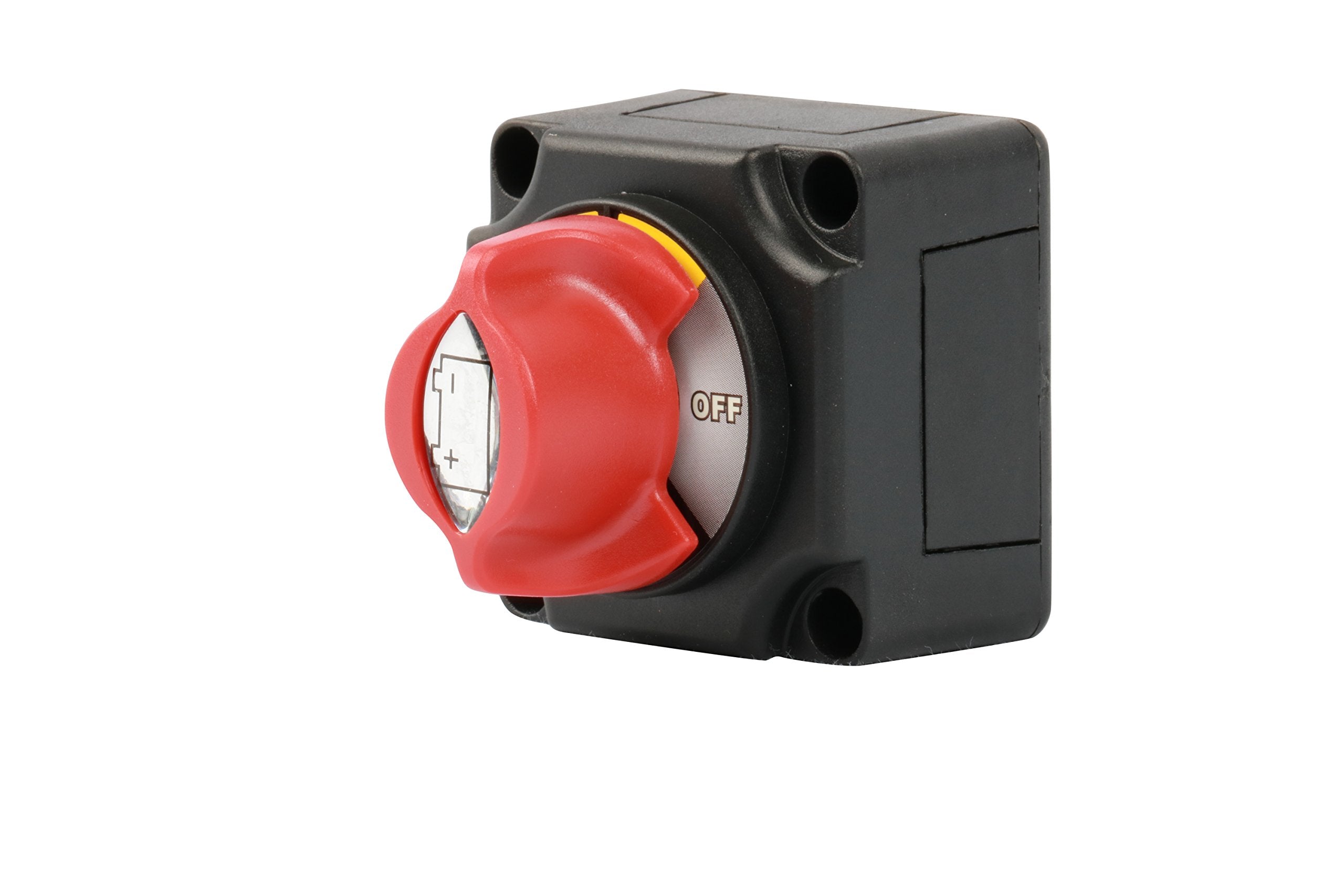 Battery Doctor WirthCo 20387 Mini Master Rotary Dial Disconnect Switch with On/Off Knob and Bottom Cover