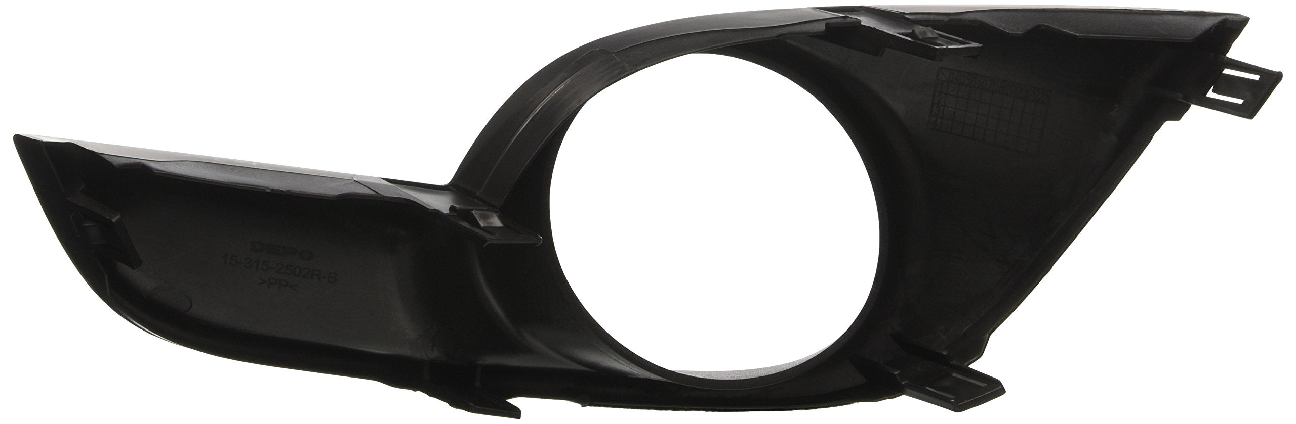 Replacement DEPO 315-2502R-UD Passenger Side Bumper Insert