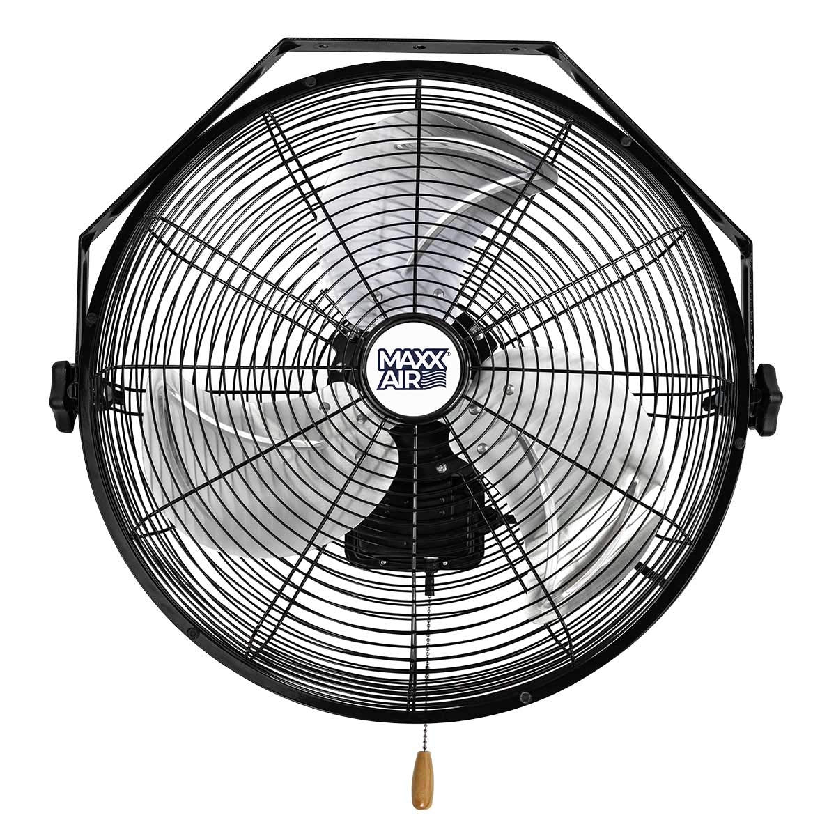 Maxx Air 18" Wall Mount Fan | Commercial Grade Fan for Garages, Shop, Barns and Patios for Indoor Use | Powerful 1,450 CFM and Easy Operation | Residential Wall Mount