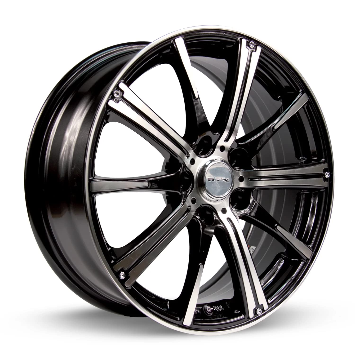 15X6 SPARK, 4X100, 45, 73.1, BLACK MACHINED 081005