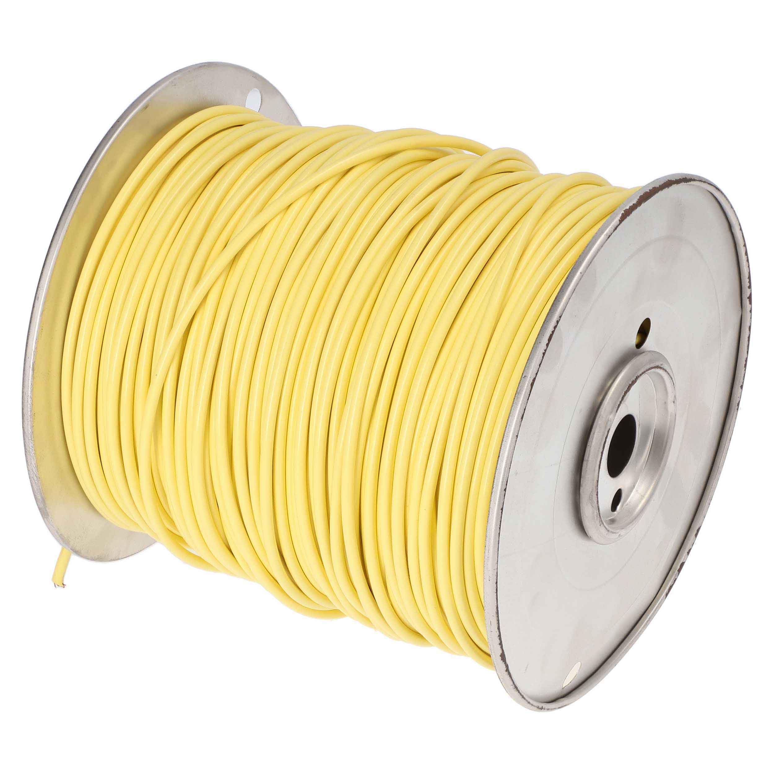 12 Ga Install Bay US GPT All Copper Primary Wire Yellow - Coil of 500 Ft