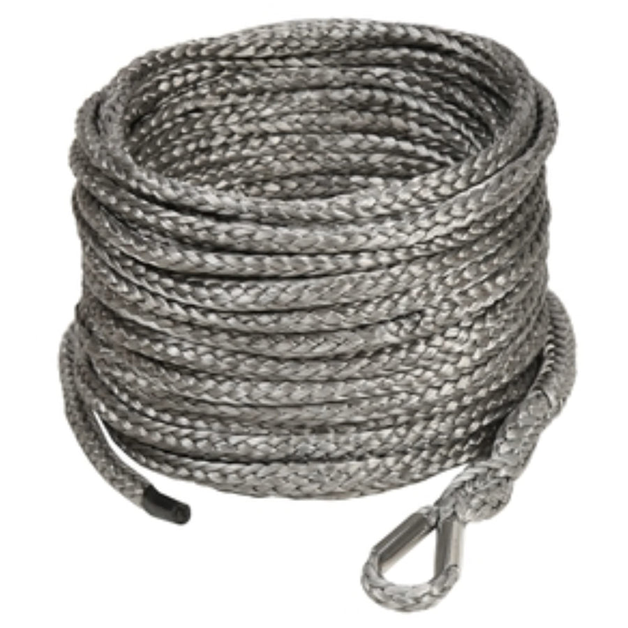 Powersports Bulldog Winch 20185-OR- Synthetic Winch Rope 4.8Mmx50 Foot, Orange