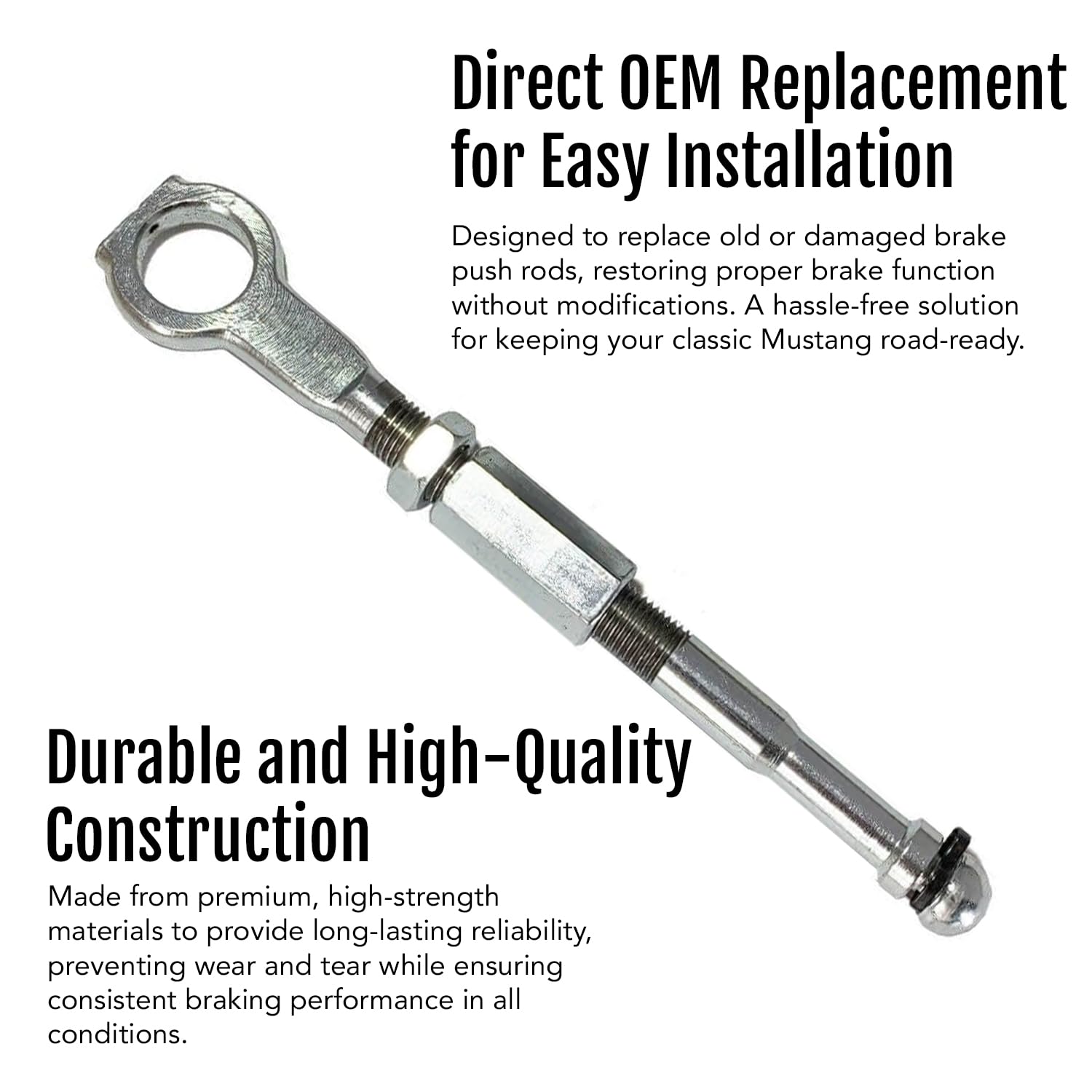Adjustable Brake Push Rod - Scott Drake Classic 65-9 (A21161)
