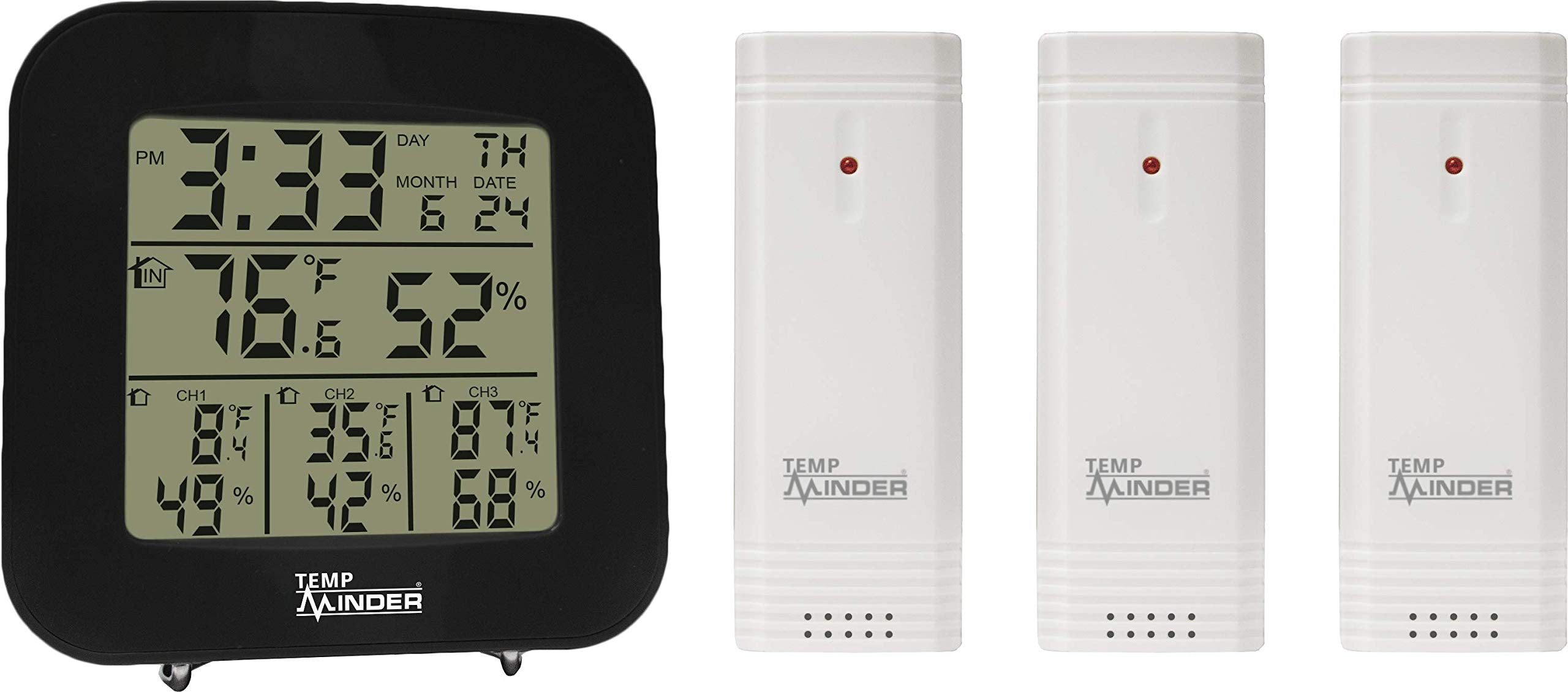 4-Zone TempMinder Temperature and Humidity Station