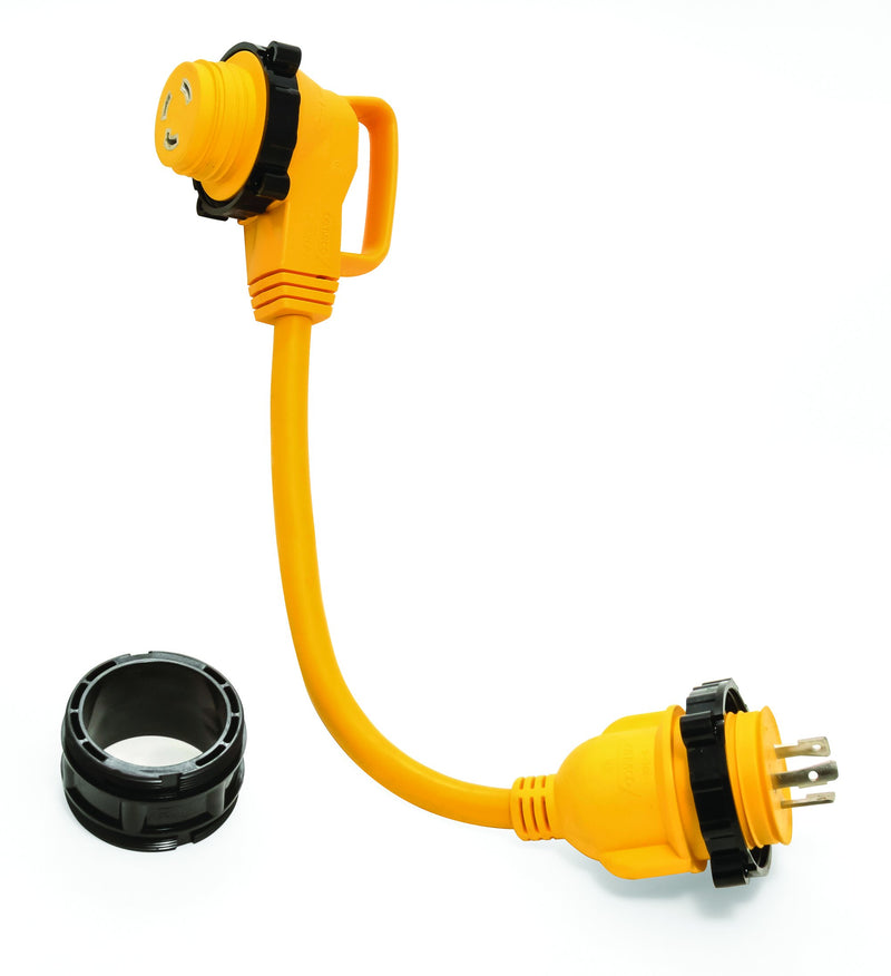 30M/30F Camco 55617 18" Marine Power Grip Locking Adapter