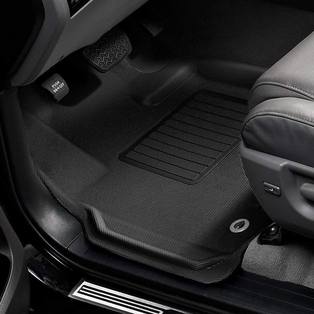 Kagu 3D MAXpider Custom Fit Floor Mat (Black) Compatible with Ford Maverick Hybrid 2022-2026 - Front Row