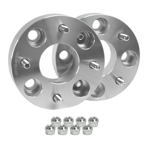 Front/Rear Rugged Wheel Spacer for Honda/Yamaha/Suzuki/Kawasaki/Bombardier/CFMOTO/Polaris, KingQuad/TRX/Kodiak/CFORCE/Eiger/Grizzly/KindQuad/RZR/ATC/Breeze, Aluminum Alloy, See Fitments in Description