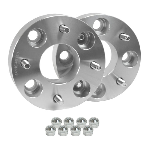 Front/Rear Rugged Wheel Spacer for Honda/Yamaha/Suzuki/Kawasaki/Bombardier/CFMOTO/Polaris, KingQuad/TRX/Kodiak/CFORCE/Eiger/Grizzly/KindQuad/RZR/ATC/Breeze, Aluminum Alloy, See Fitments in Description