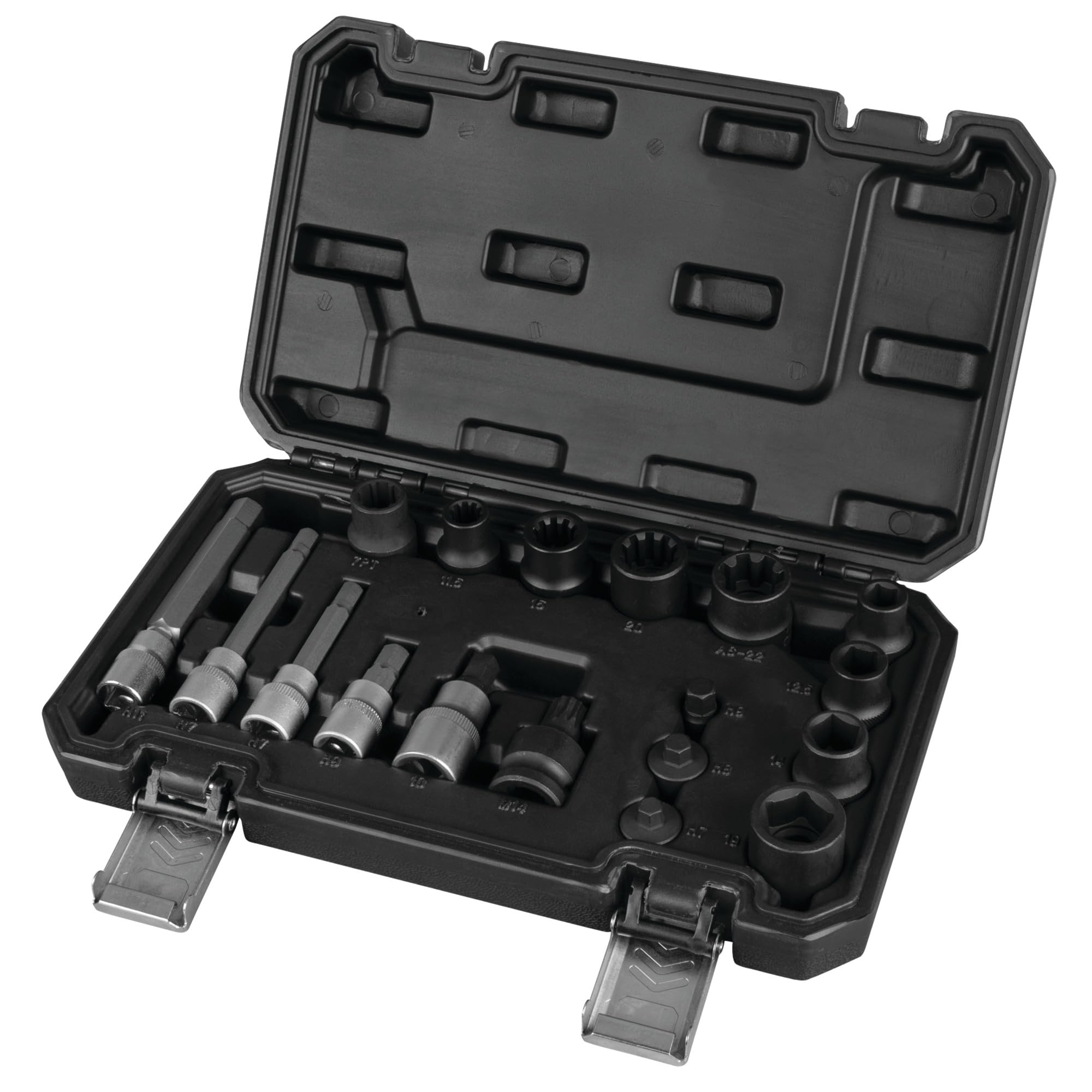 Brake Caliper Bit and Socket Set Performance Tool W86025 - Complete Coverage for Domestic, Euro and Asian Vehicles