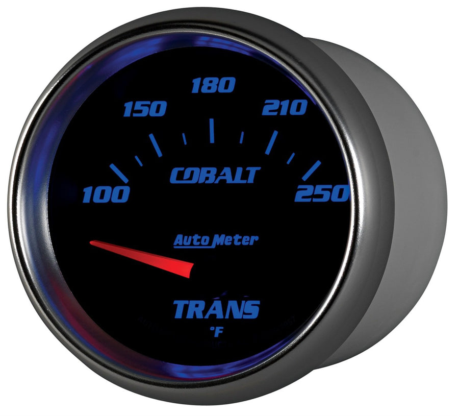 Cobalt Auto Meter 7957 2-5/8" 100-250 F Short Sweep Electric Transmission Temperature Gauge