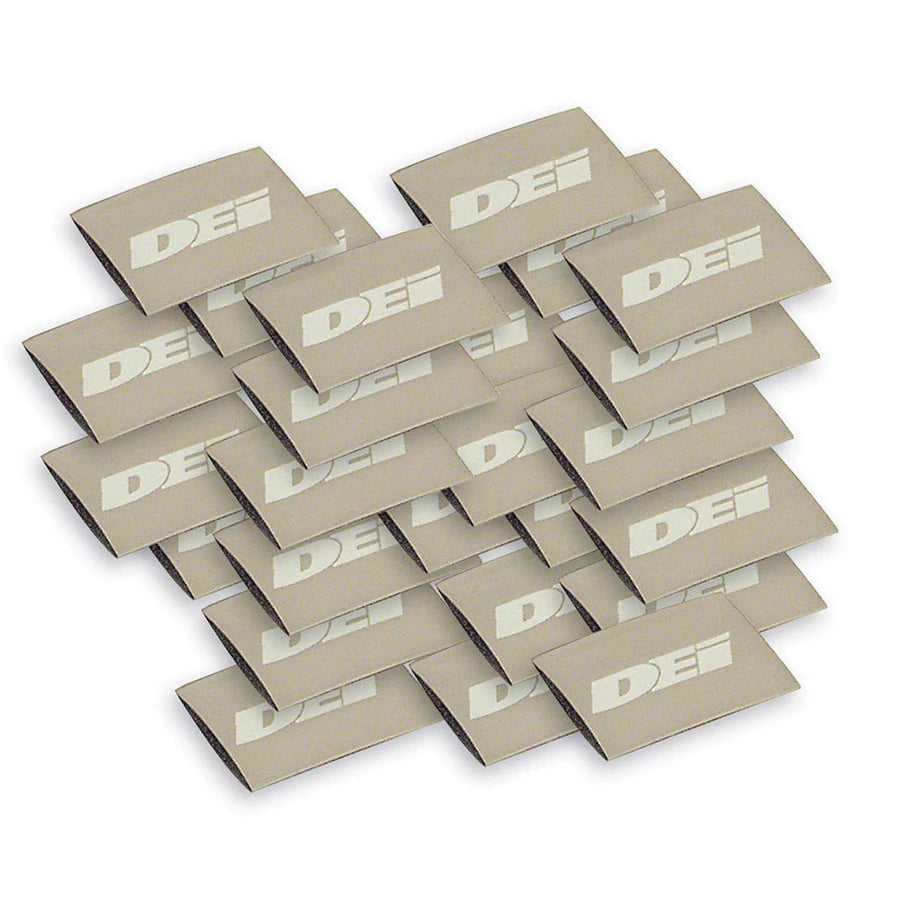 Design Engineering 010800 18mm x 1.5" Grey Spark Plug Wire/Boot Heat Shrink Tubes (Pack of 25)