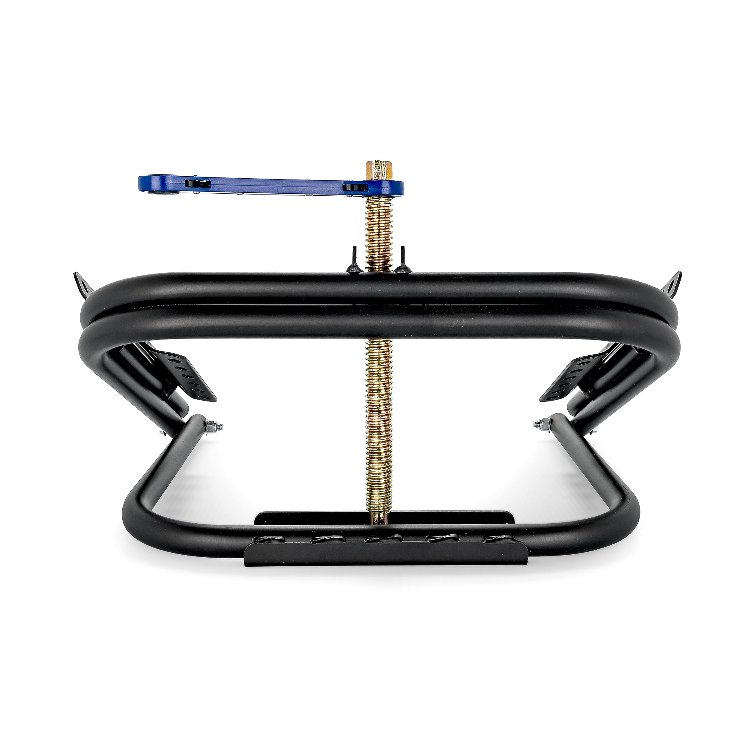 Eaz-Lift Camco Trailer Tire Leveler - for Light Single Axle Trailers & Load Rating of 2000lb - Features Heavy-Duty Powder-Coated Steel Design & Embossed Tire Pads for Added Traction (48845)