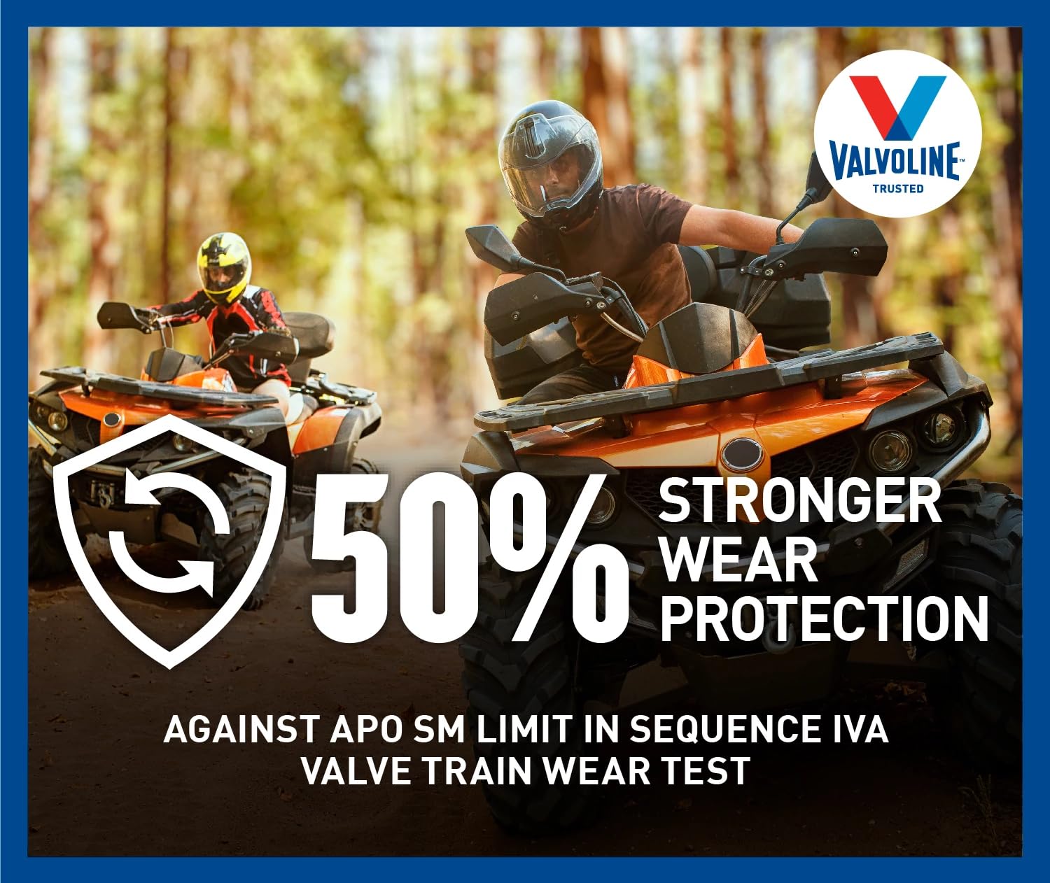 4-Stroke Valvoline Powersport Full Synthetic Motor Oil 1 Quart (Pack of 6)