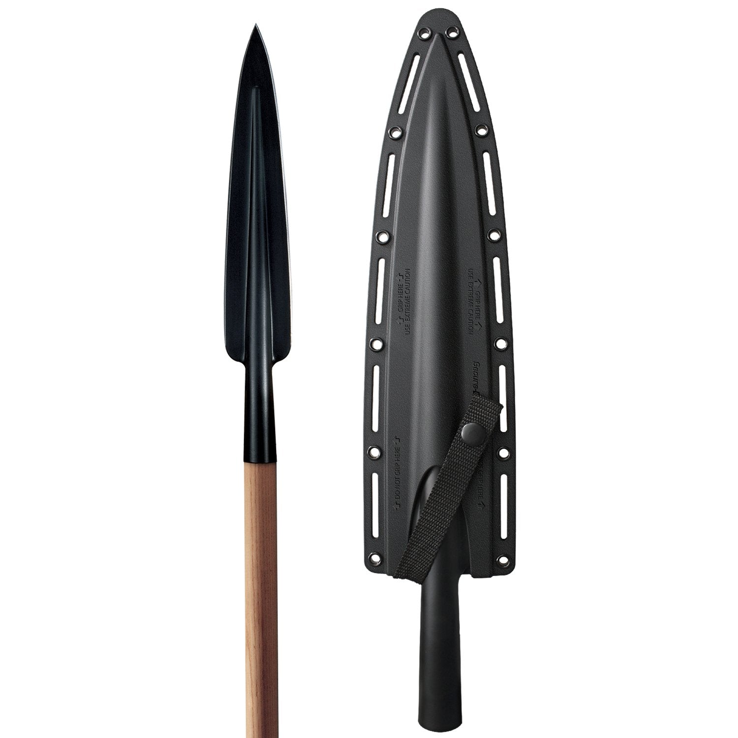 Assegai Long Shaft Cold Steel Spear with Sheath