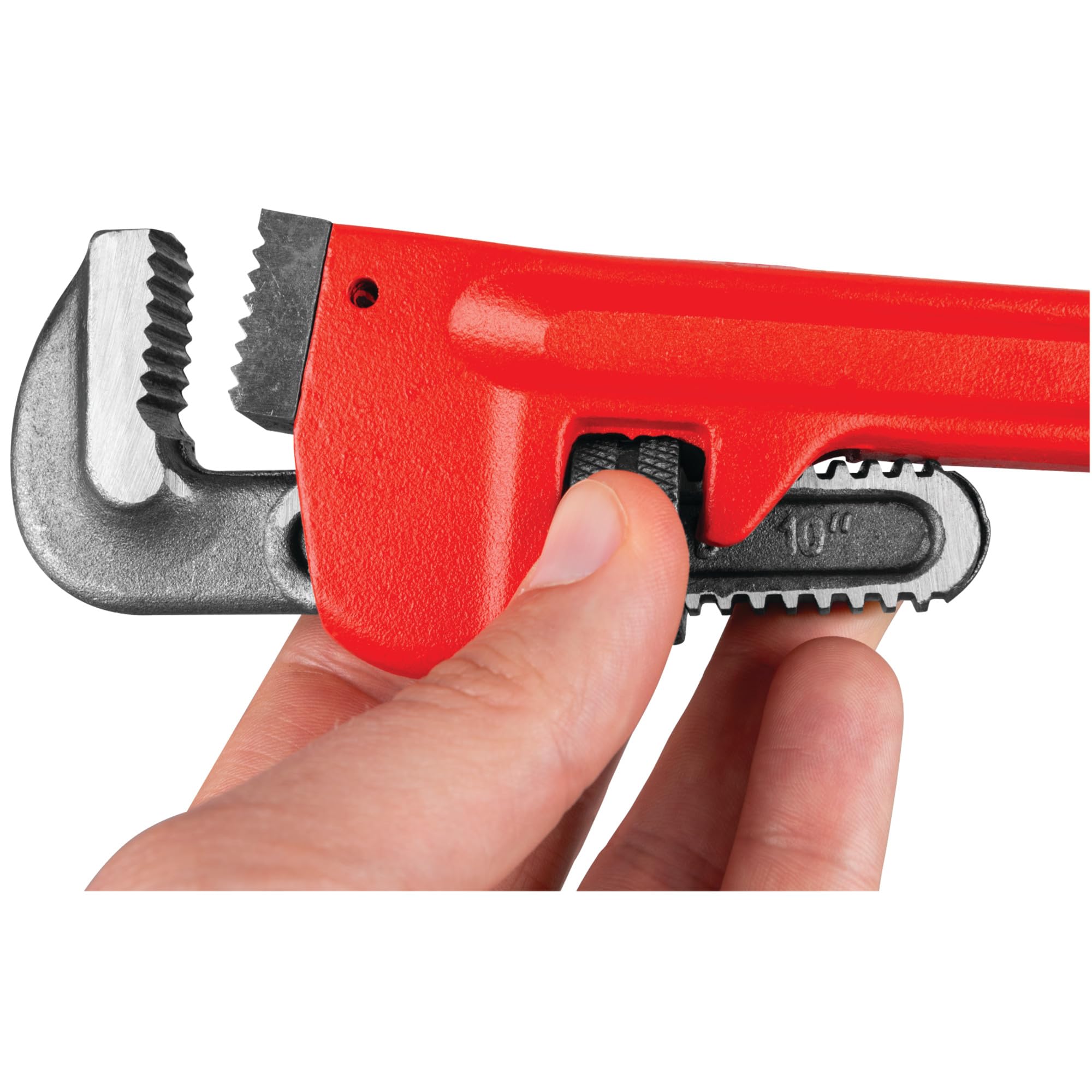 Heavy-Duty Performance Tool W1133-10B Adjustable Straight Pipe Wrench, 10-inch