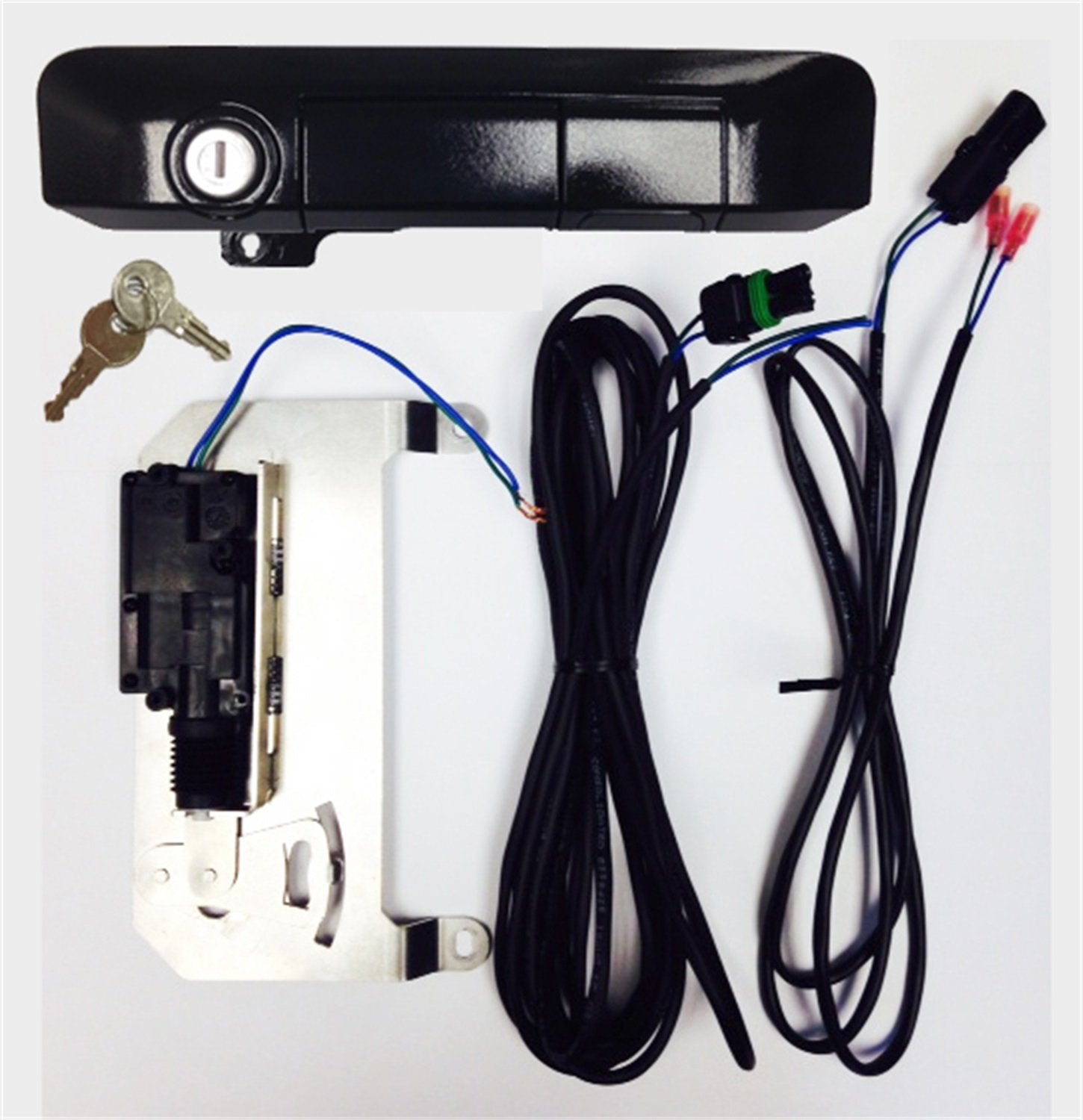 Power Tailgate Lock Pop & Lock PL85510 Gloss Black for Toyota Tacoma (Smart Lock Combo)