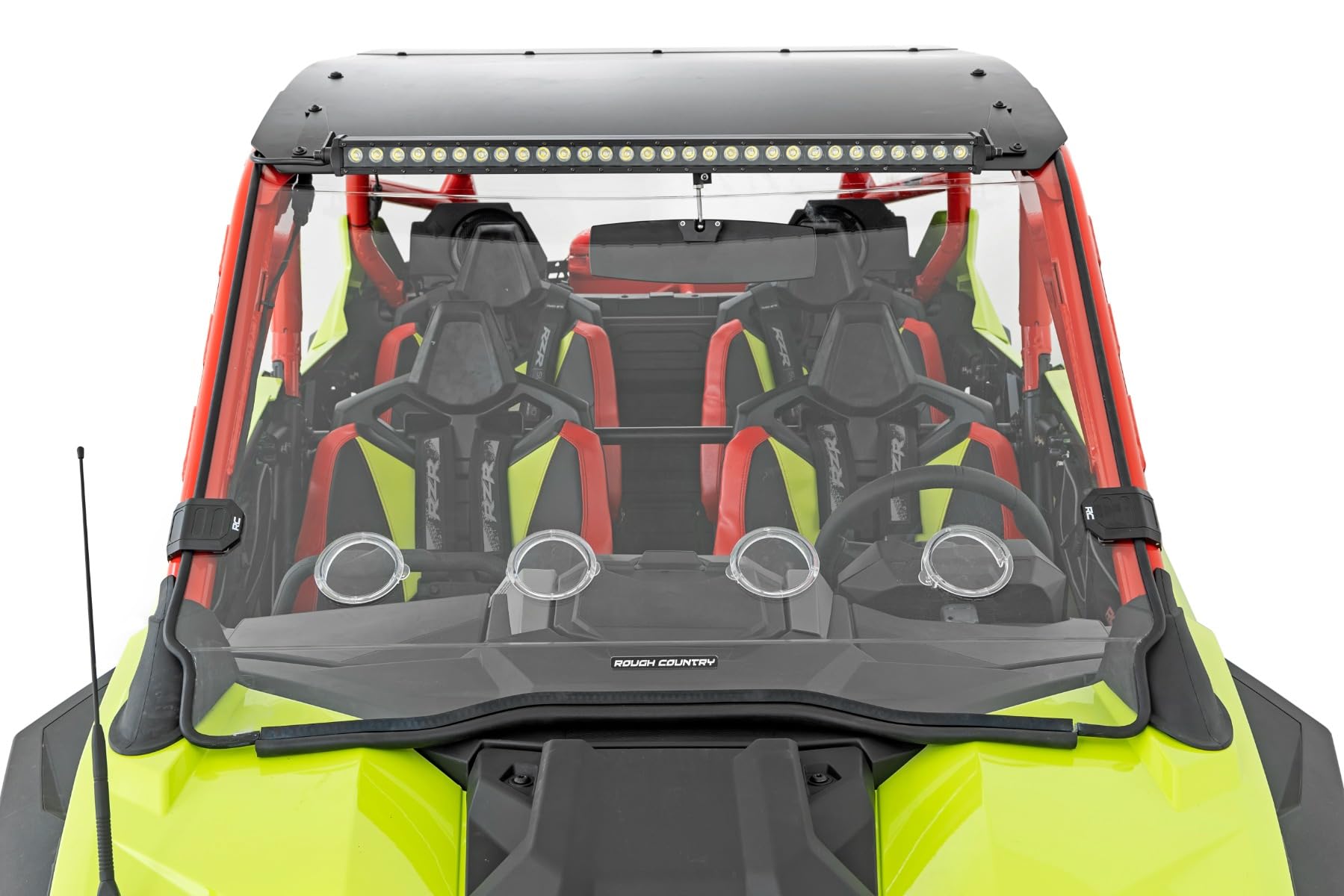Full Vented Windshield Rough Country for Polaris RZR Pro R - 98202210