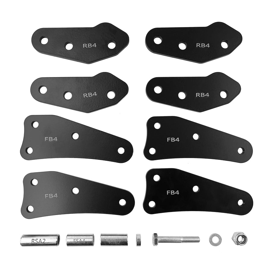 2 Inch Bracket Lift Kit for Yamaha Viking YXM700, Demon Powersports Increases Ground Clearance & Larger Space Between Tires & Fenders to Be Mounted, Powder Coated (See Fitment Details in Description)