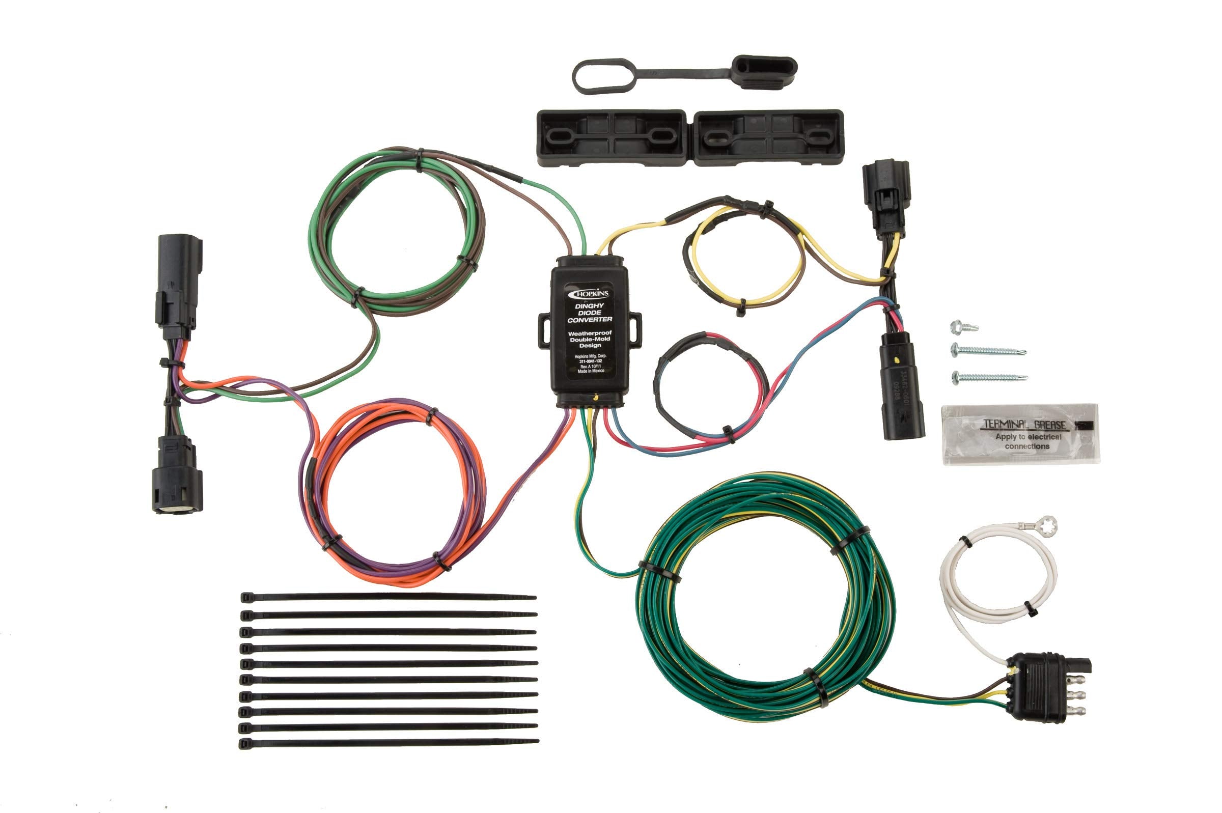 Hopkins 11156002 Towing Solutions Plug-In Simple Towed Vehicle Wiring Kit