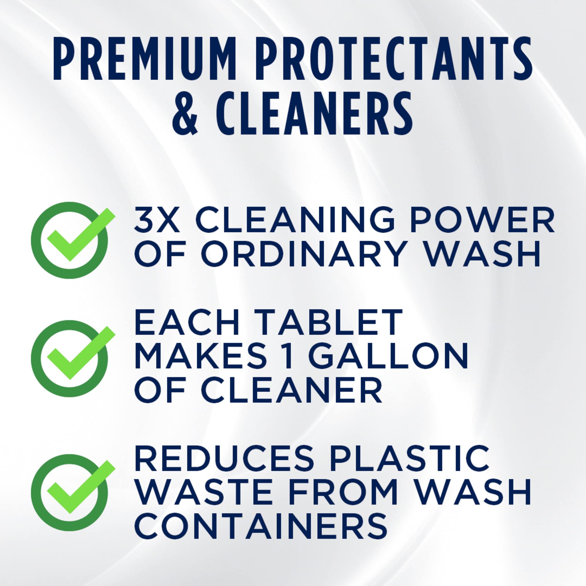 303 Products Automotive Instant Windshield Washer (230395) - 3x Cleaning Power - Super Concentrated Tablets - Just Add Water, 25 Tablet