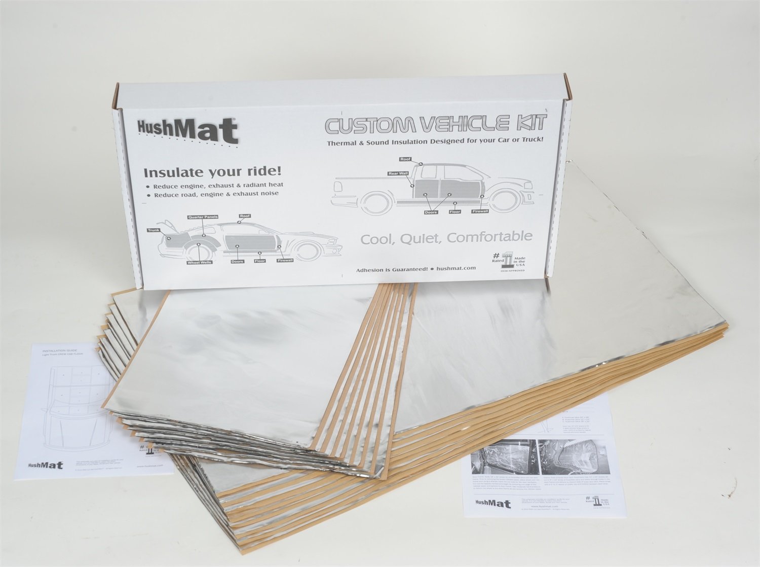 Sound and Thermal Insulation Kit HushMat 57020 (Triumph TR6 - All Years)