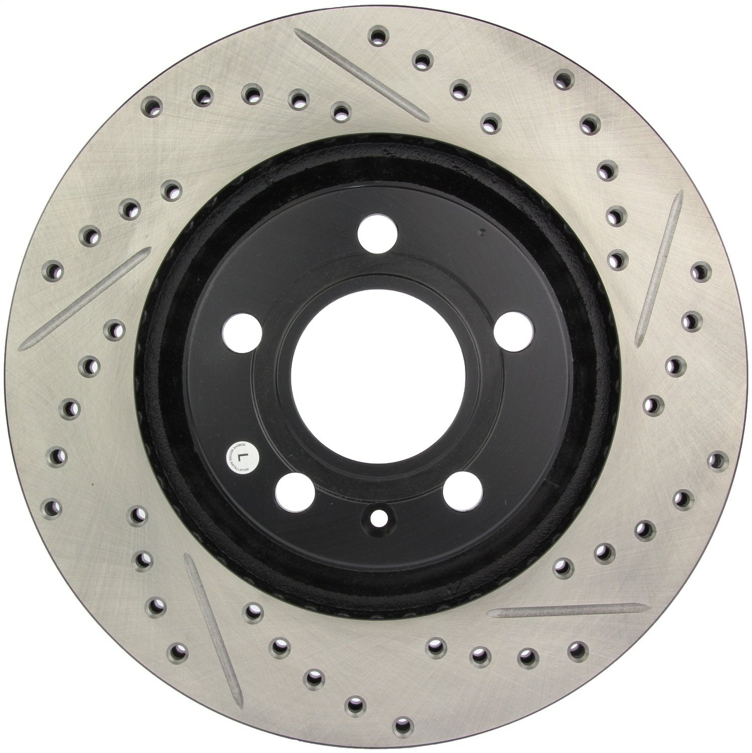 Sport StopTech 127.33088L Rear Left Drilled/Slotted Disc Brake Rotor - Fits 2004-2009 Audi S4 Vehicles