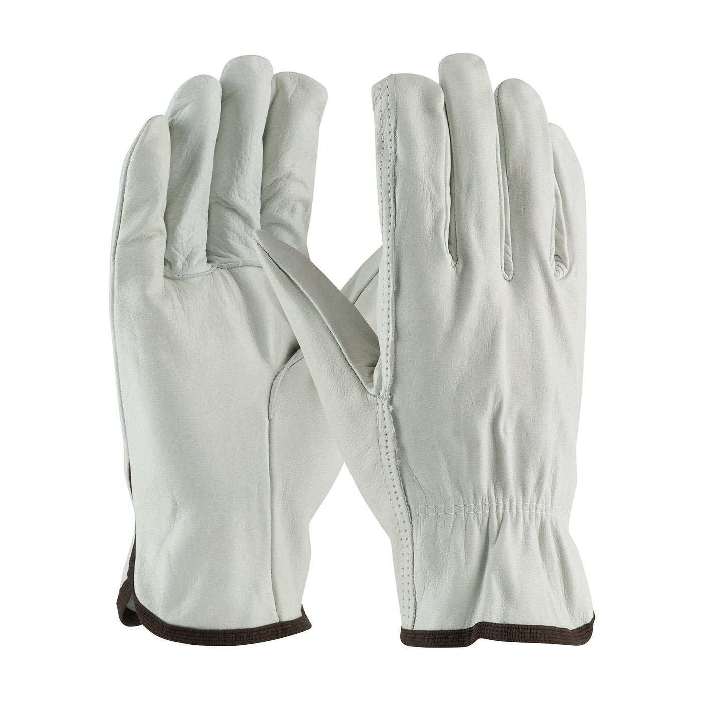 PIP 68-103-S Protective Industrial Products Cowhide Gloves, Regular Grade, S, Natural