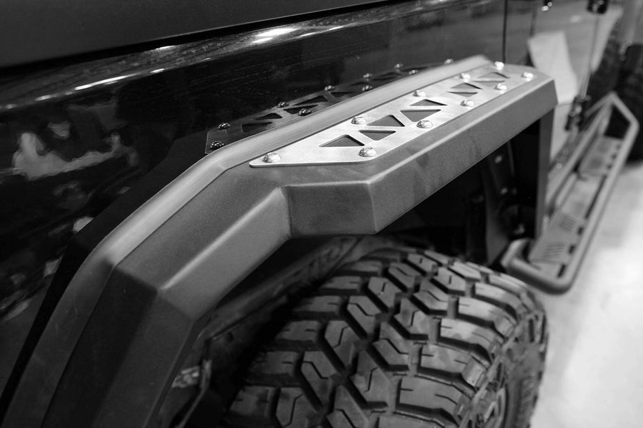 NIXON OFFROAD Rear Fender Flares Fit Replacement for 2008 2009 2010 2011 2012 2013 2014 2015 2016 2017 Jeep Wrangler JK 4 Door/2 Door for Wild Off-Road