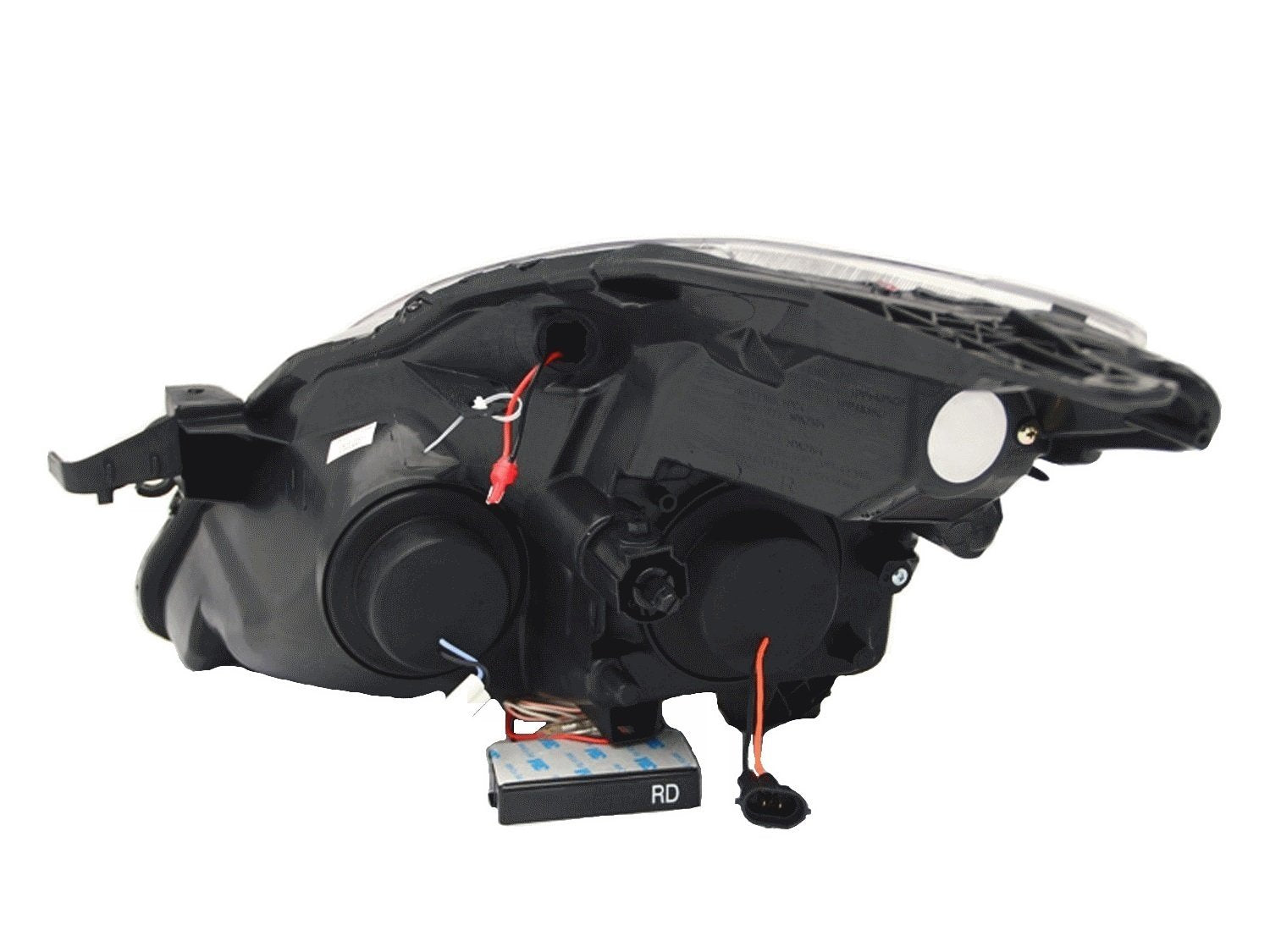 Chrome/Clear/Amber AnzoUSA Projector Headlight for Nissan Altima