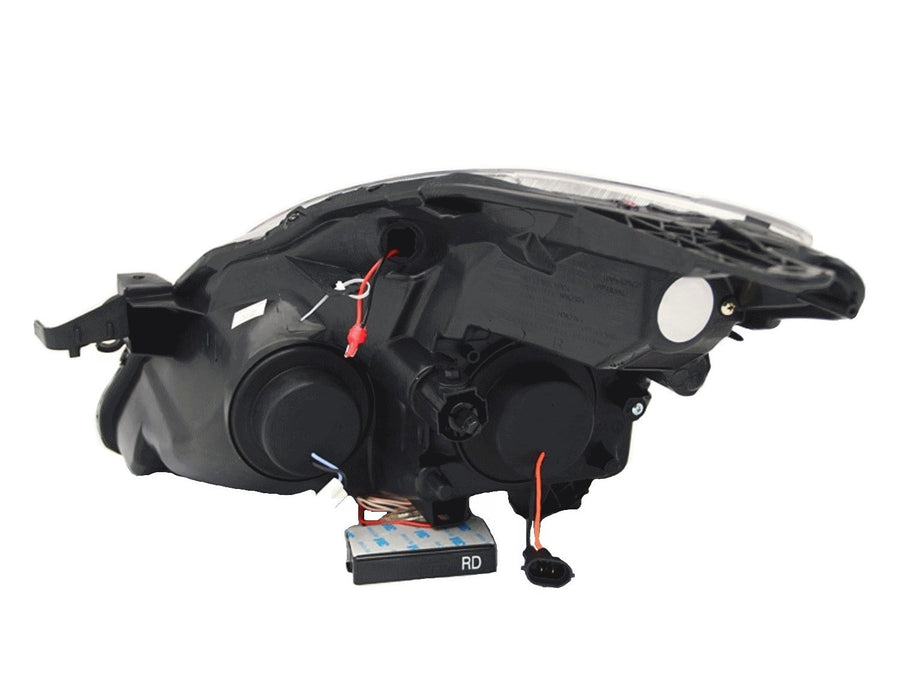 Chrome/Clear/Amber AnzoUSA Projector Headlight for Nissan Altima