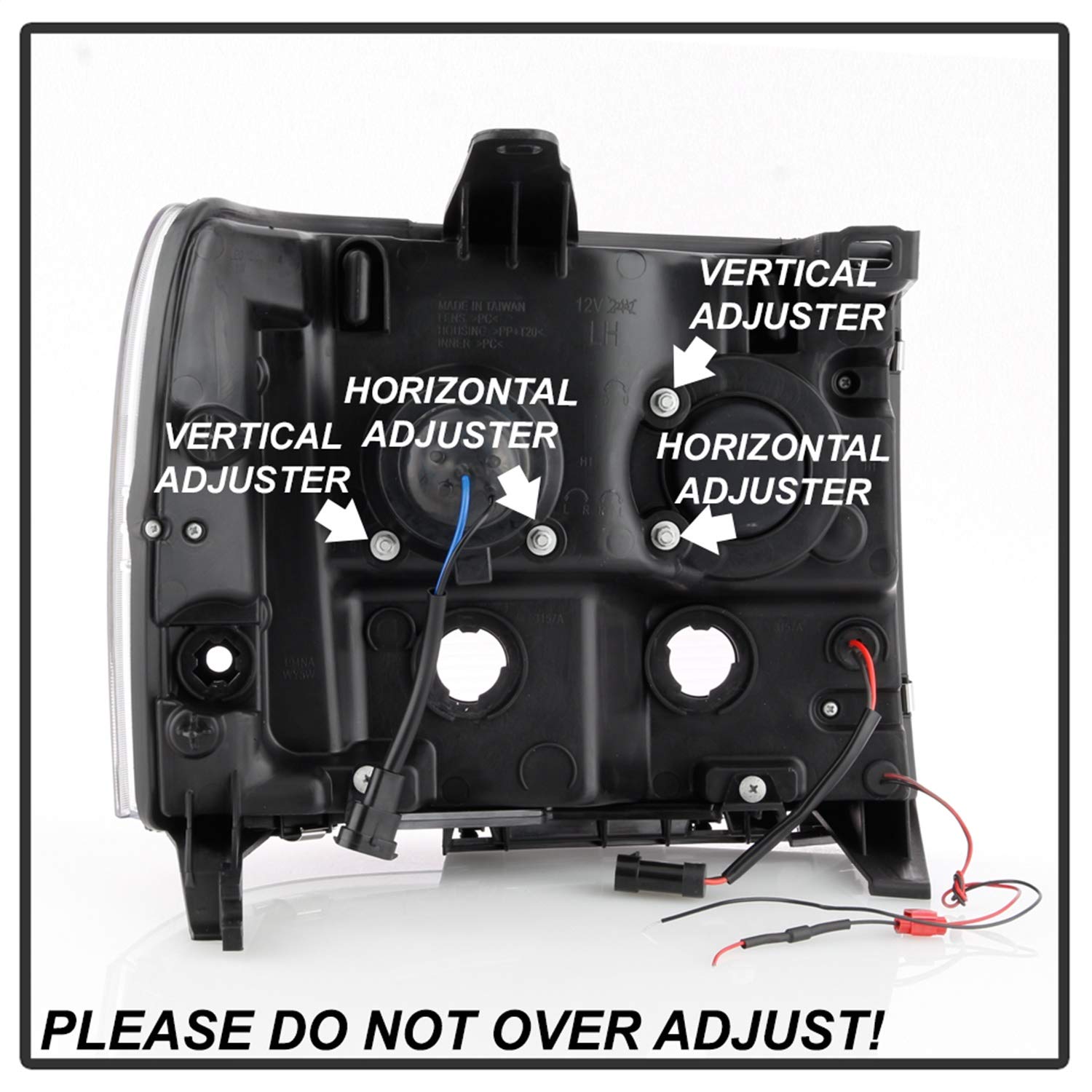 Projector Headlight Spyder - (PRO-YD-GS07V2-LBDRL-BKV2)