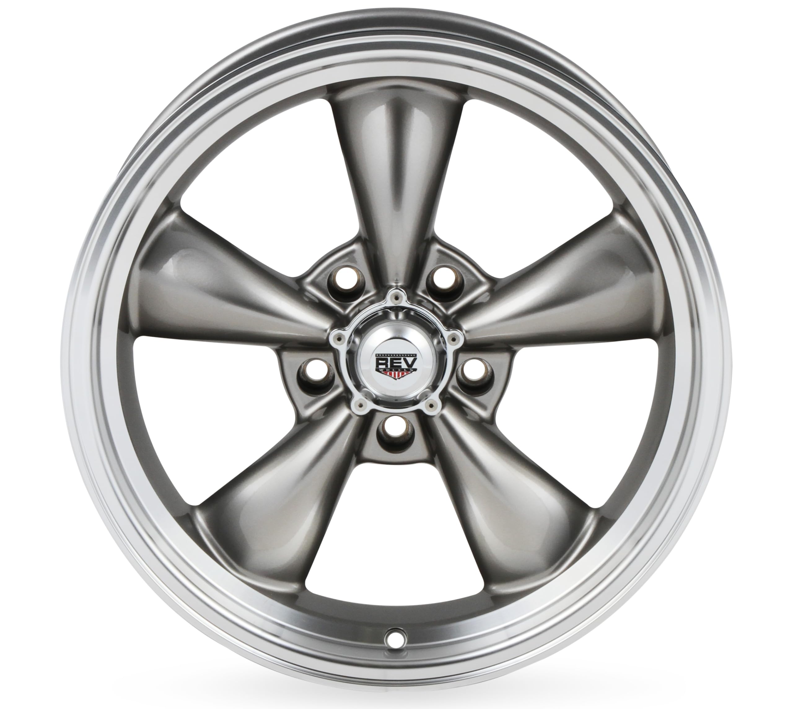 100S-8807300 Drake Wheels CLSC 18X8 5X127 0MM SIL