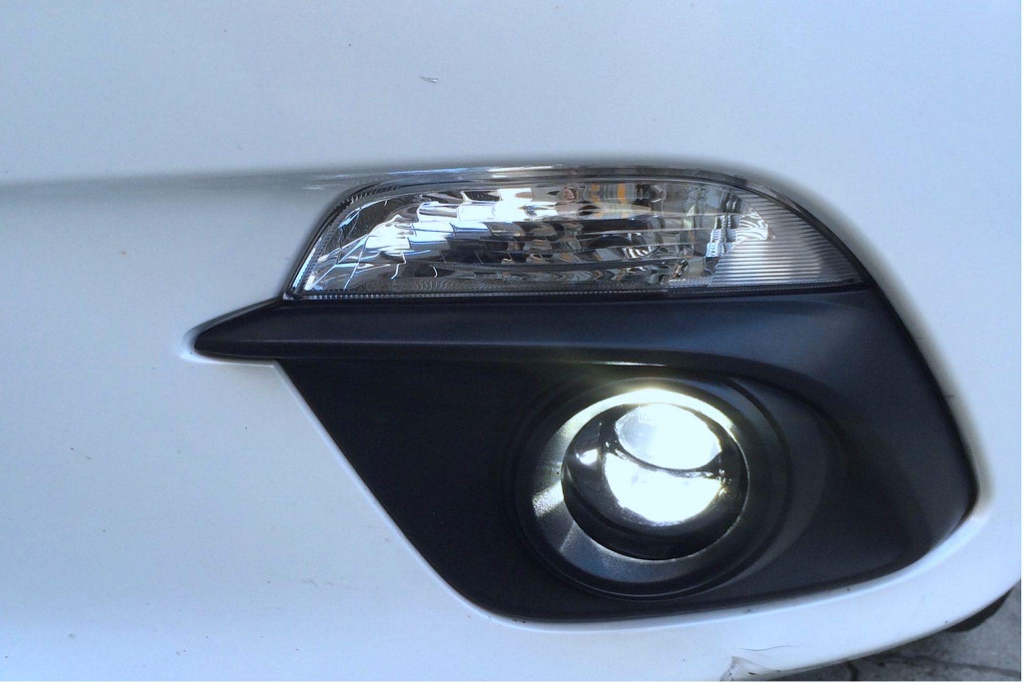 Morimoto XB LED Fog Lights Set Black Compatible With Mazda 2 3 5 6 CX-5 CX-7 CX-9 MX-5 RX-8