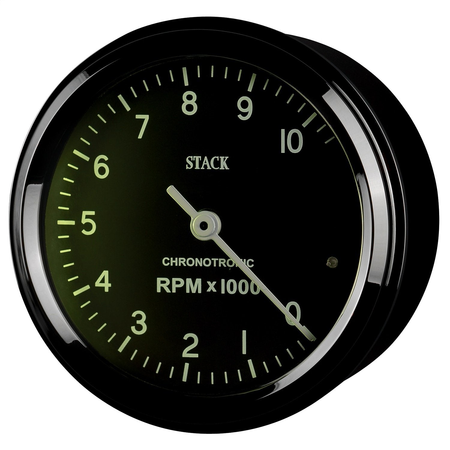 80mm Stack ST901096 Black 0-10k RPM Chronotronic Tachometer