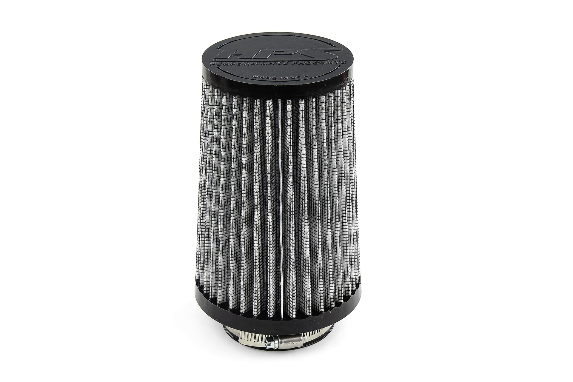 HPS 2.75" ID Performance Air Filter, 8" Overall Length, 7" Element Length, Gray, HPS-4336