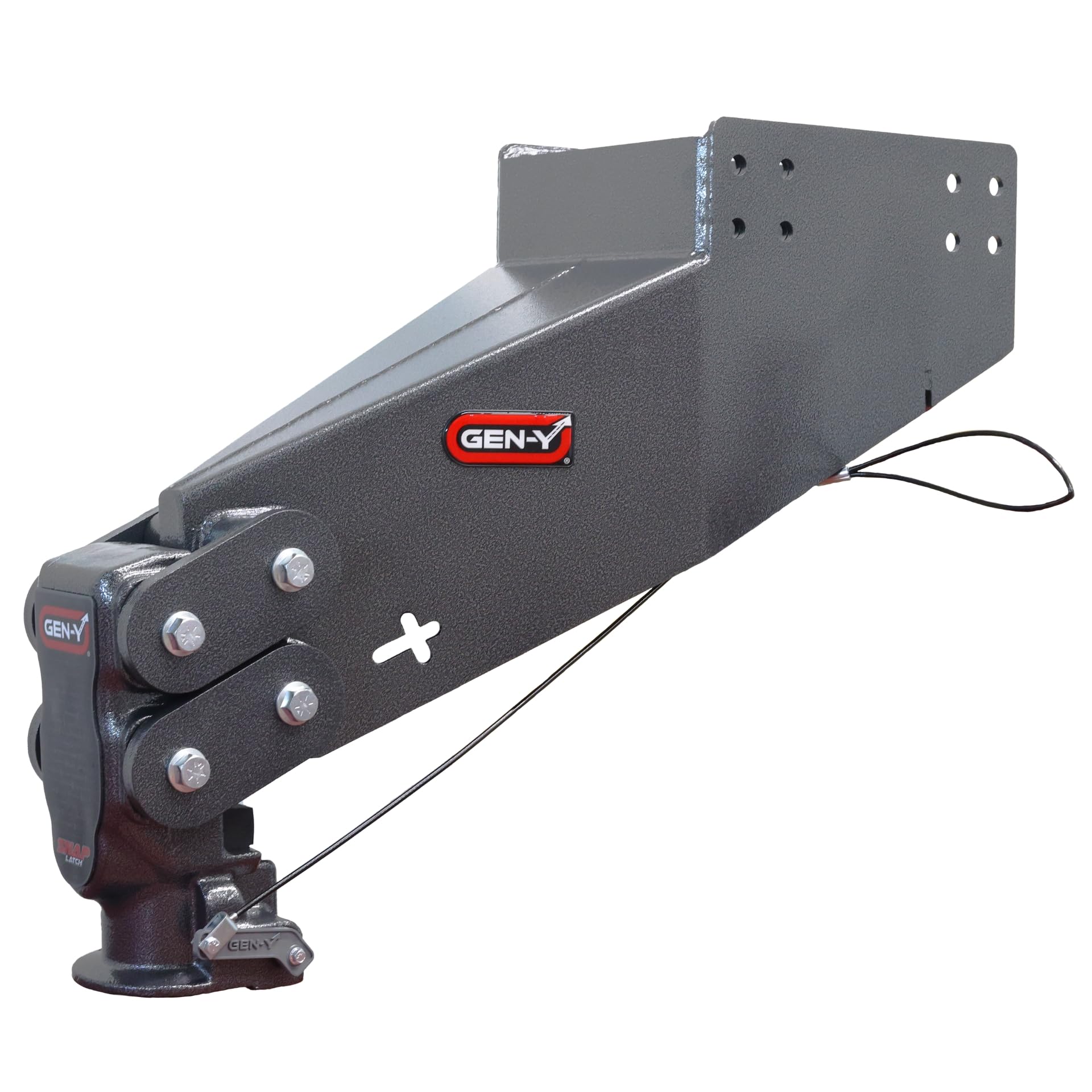 GEN-Y Hitch Fifth Wheel Rhino Pin Box with Gooseneck SnapLatch Coupler | 1,500K - 4.5K Pin Weight Range | 21K Towing Capacity | Compatable with 2 5/16" Gooseneck Ball