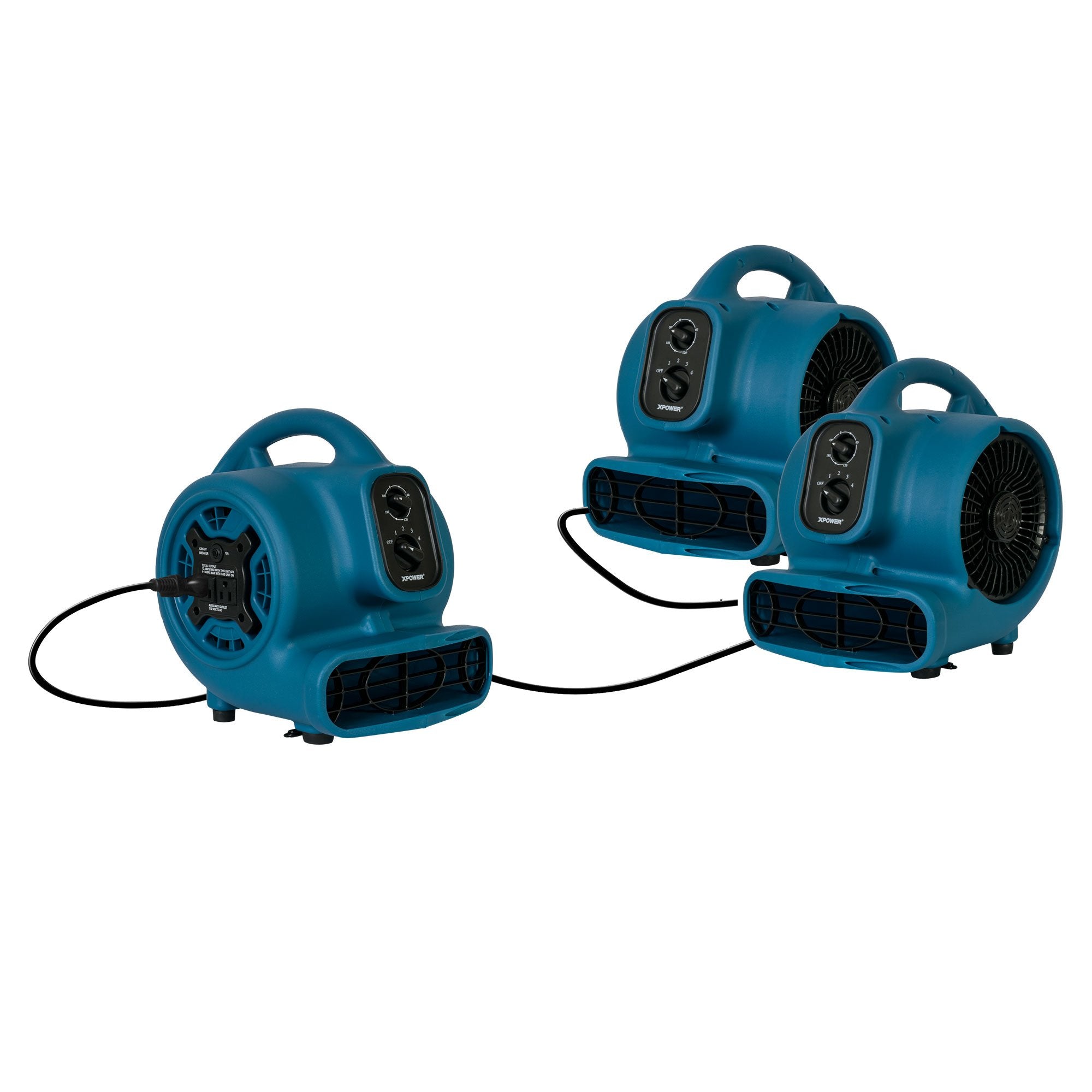 Freshen Aire XPOWER P-260AT Scented Air Mover for Immediate Scenting, Cooling, Ventilating, & Drying of Large Areas, Blue