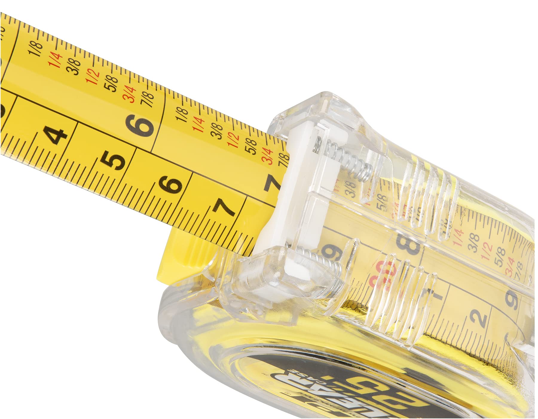 25'/7.5 M Clear Tape Measure Performance Tool W5042