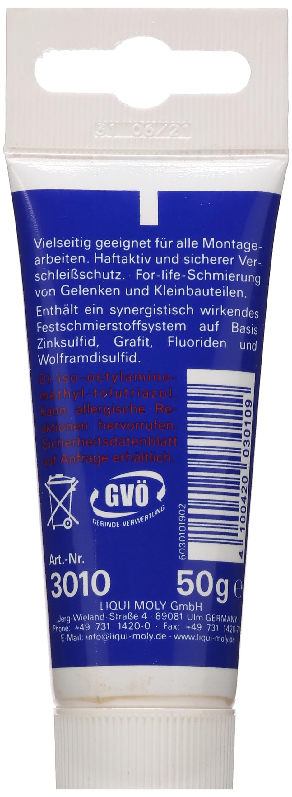 LM 48 LIQUI Moly Installation Paste | 50 g | Paste | SKU: 20216