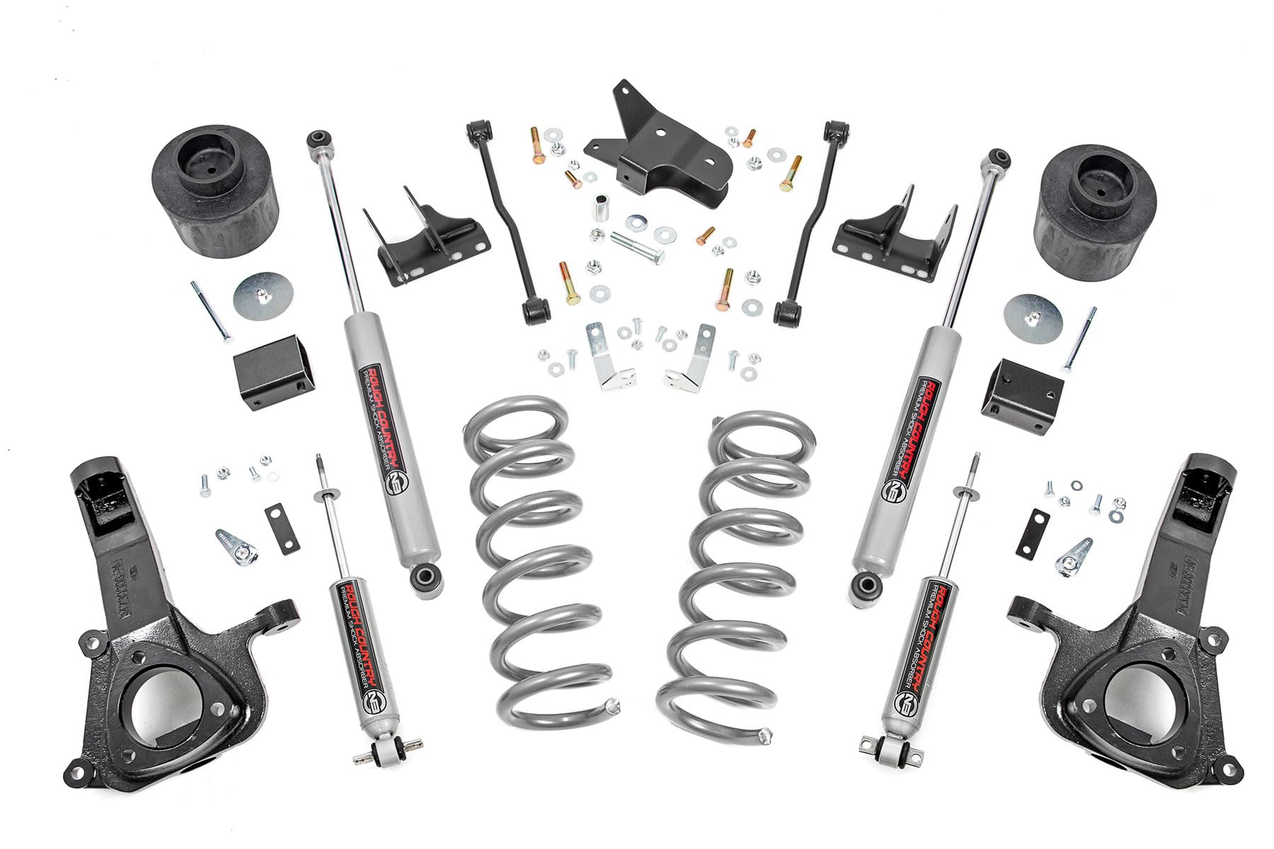 6" Rough Country Lift Kit w/N3 Shocks for 2009-2018 Ram 1500 2WD | V8-30830