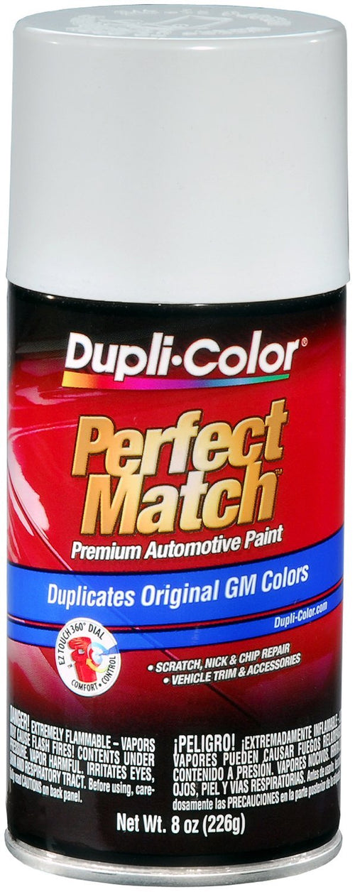 General Motors Dupli-Color BGM0387 Pure White Exact-Match Automotive Paint - 8 oz. Aerosol, Single