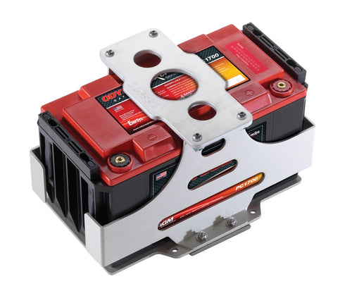 Brushed Aluminum Hold Down Kit Odyssey Battery HK-PC1700