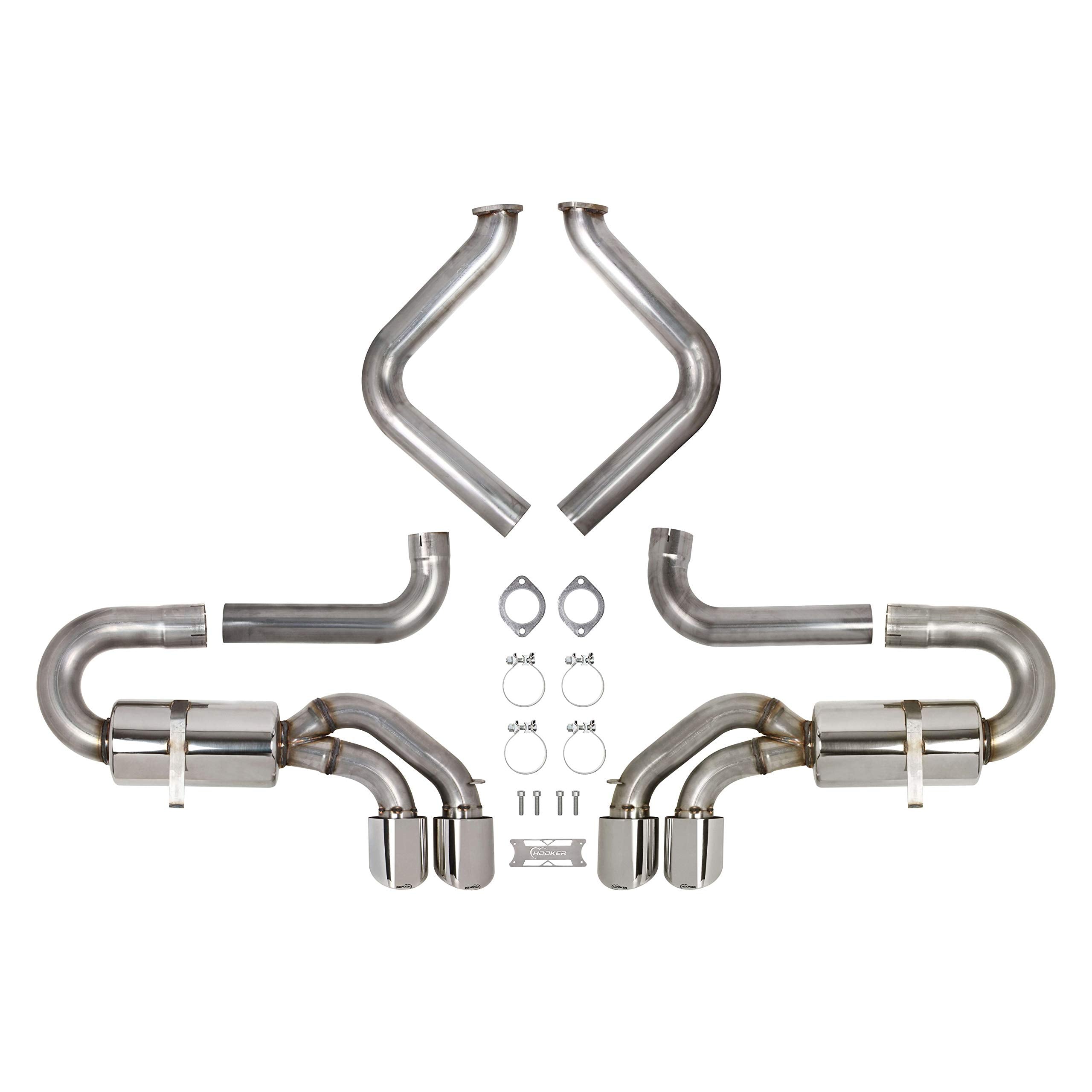 Blackheart Hooker 70401343-RHKR Exhaust System with Mufflers Axle-Back